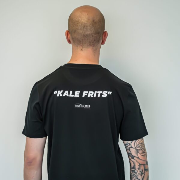 T-shirt "Kale Frits" - zwart