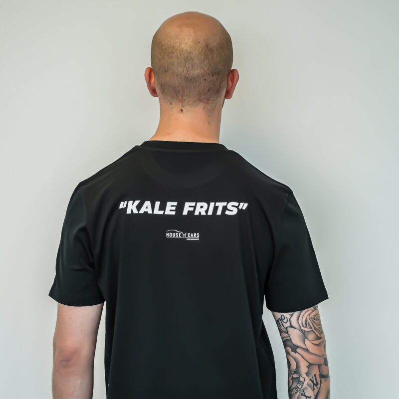 T-shirt "Kale Frits" - zwart