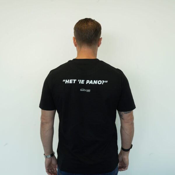 T-shirt "Het ie Pano?" - zwart
