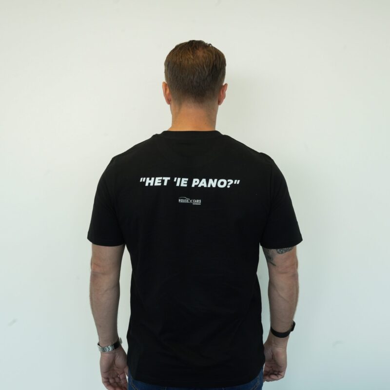 T-shirt "Het ie Pano?" - zwart