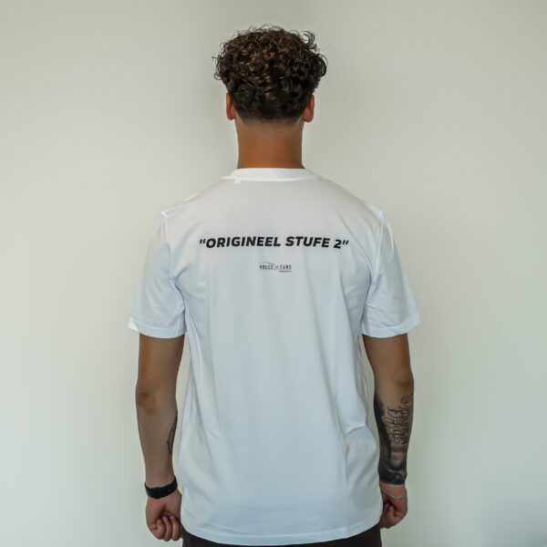 T-shirt "Origineel Stufe 2" - Wit