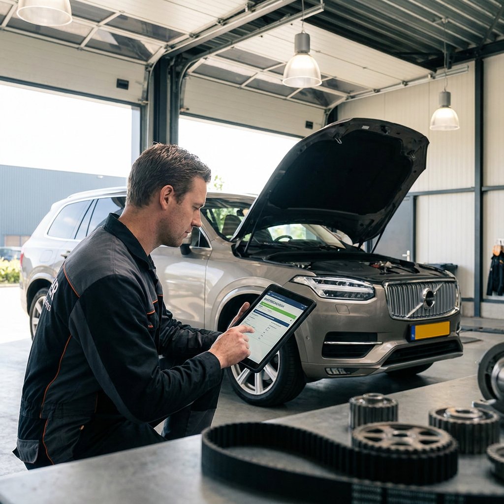 Distributieriem vervangen met kentekencheck